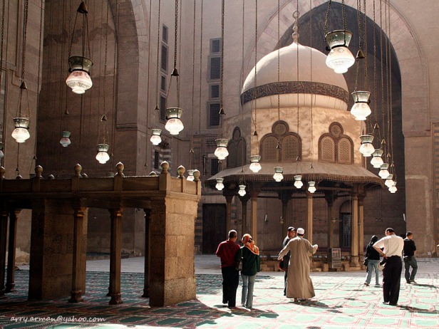 Bagian terbuka di dalam Masjid (foto favorit saya)